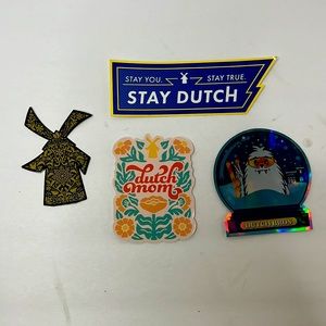 4 Dutch Bros New stickers
